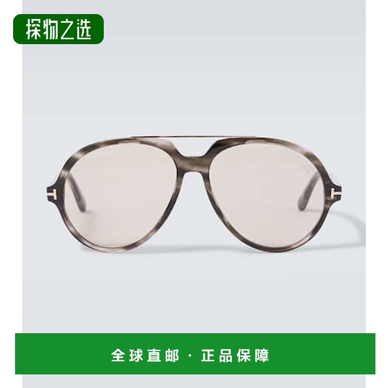 1h可退 香港直邮Tom Ford 汤姆·福特 男士 Aalto 飞行员太阳眼镜