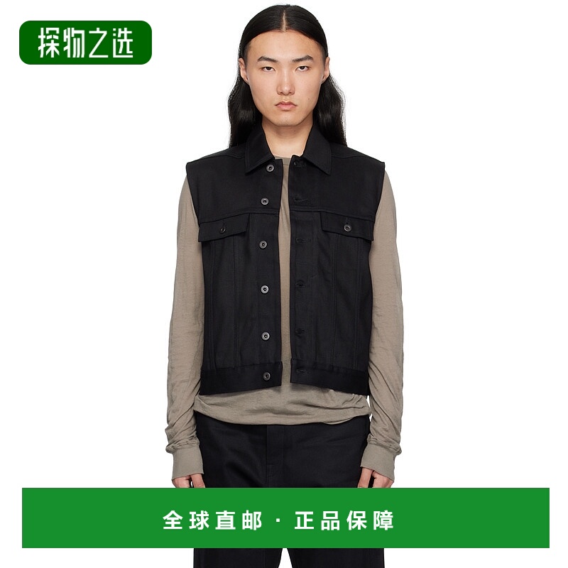 香港直邮rick owens 瑞克·欧文斯 DRKSHDW 男士 黑色 Hollywood