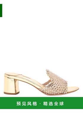 香港直邮LE SILLA 女士凉鞋 1303B050PLATINO AW2025 金色 Sandal