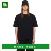 男装 Paris 美国直邮 1h可退 AMI Ami T恤 黑色 Coeur