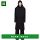 男装 1h可退 242343 黑色可拆卸连帽毛呢大衣 美国直邮 juun