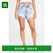 女装 1h可退 Knockout高腰短裤 阳光亲吻复古风 美国直邮 DAZE