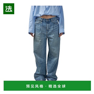 香港直邮R13 R13WD146 腰带环牛仔长裤