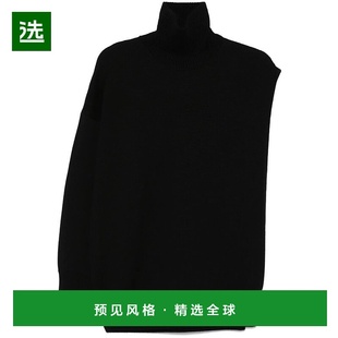 AA9G0023M925A 1h可退 不对称毛衣 女士 black黑色 香港直邮alaia