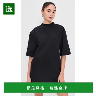 1h可退 香港直邮wardrobenyc 女士 迷你T恤式连衣裙 black黑色 舒