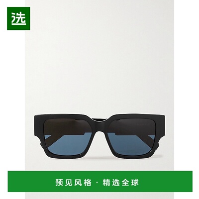 1h可退 香港直邮DIOR 迪奥 男士 徽标方框太阳镜 DM40013U1