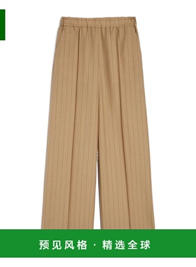 香港直邮Jil Sander 细条纹羊毛休闲裤长裤 J01KA0187J40275