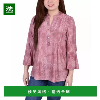 1h可退 【美国直邮】ny collection 女士 衬衫上衣女装