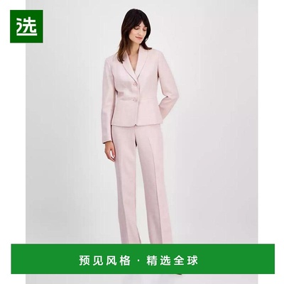 1h可退 【美国直邮】le suit 女士 休闲裤宽松直筒裤百搭 女裤 显