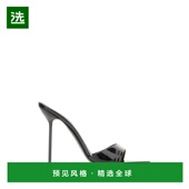 黑色皮质凉拖 1h可退 PX836XVN0 女士 Lidia 香港直邮Paris Texas