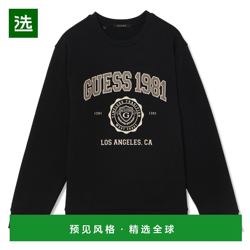 【日本直邮】GUESS女士排汗衫・运动衫卫衣秋冬季新款女卫衣/绒衫