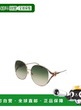 自营 Gucci 圆框太阳眼镜 GG0225S古驰正品百搭显脸小高级感