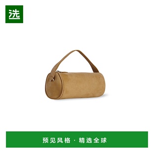 1h可退 香港直邮The Row 女士 90's 圆形绒面革手提包包