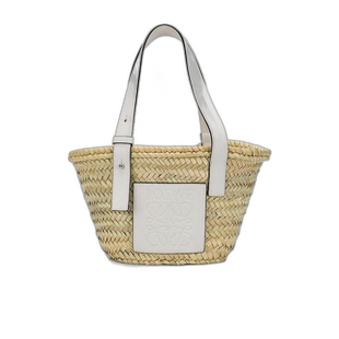 香港直邮Loewe logo拉菲草手提包 A223S93X04罗意威单肩包草编包
