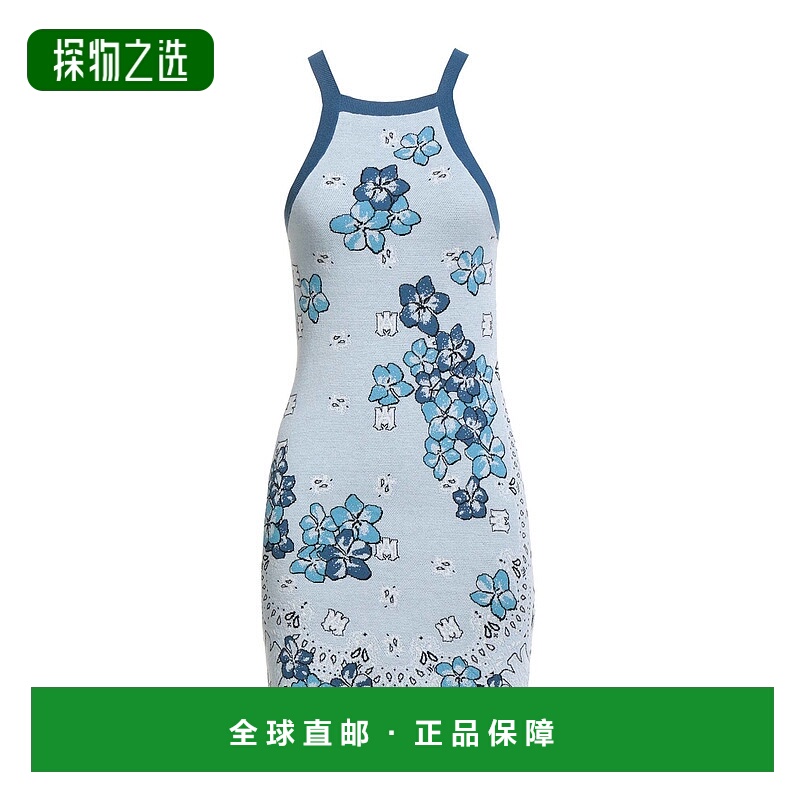 香港直邮AMIRI 女士 紧身连衣裙 blue蓝色 舒适时尚