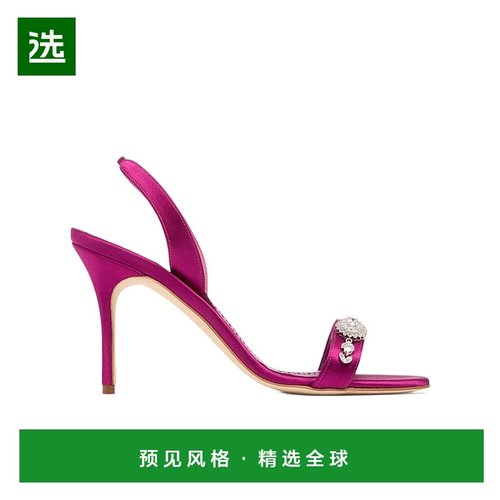 香港直邮Manolo Blahnik 圆头高跟凉鞋 80I-0N2005
