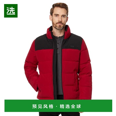 1h可退 【美国直邮】Levi s Retro Quilted Puffer 男装夹克 经典