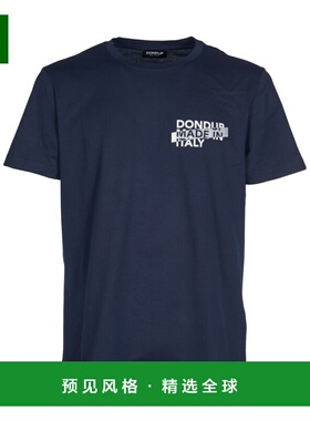 香港直邮DONDUP 男士T恤 US198JF0271UIU9DU890 SS2025 蓝色
