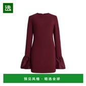 香港直邮ROTATE BIRGER CHRISTENSEN 1h可退 女士 绸缎边绉纱迷你