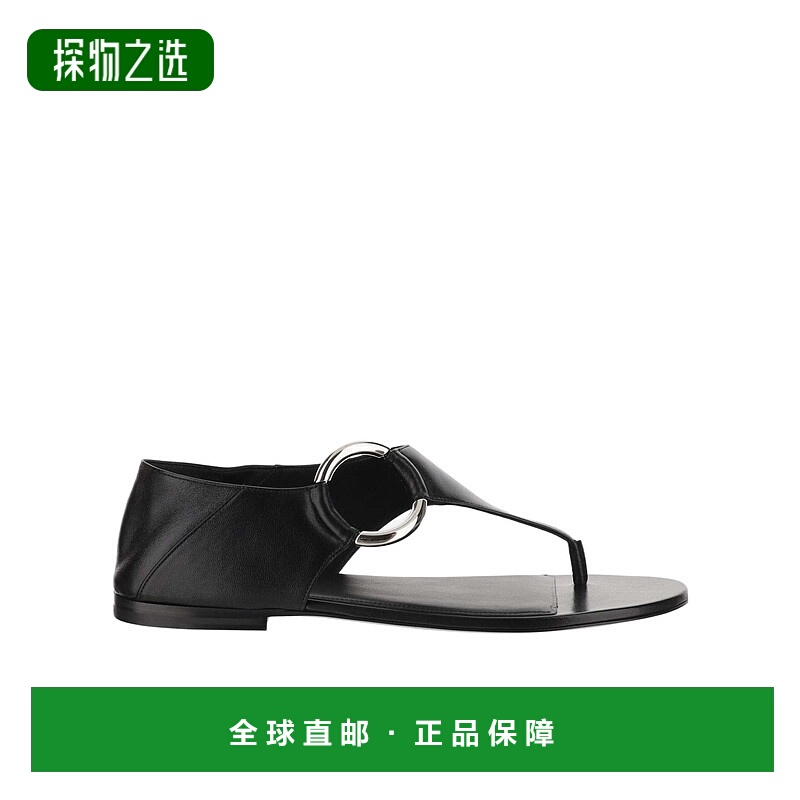 香港直邮Saint Laurent XSL夹趾平底凉鞋 776411AAC6O