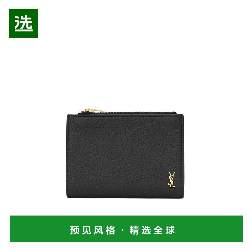 1h可退 香港直邮Saint Laurent TINY CASSANDRE 双折钱包 863350A