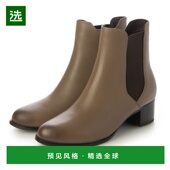 日本直邮 modekaori女士雨鞋 短靴秋冬季 新款 女雨鞋