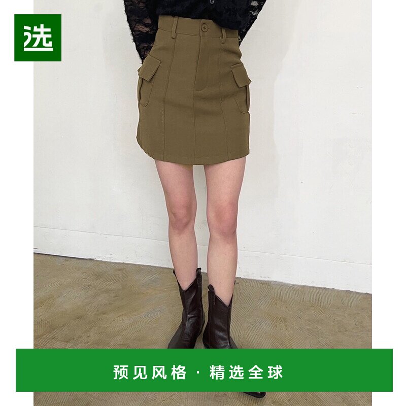 【日本直邮】Jewelobe女士迷你裙半身裙a字裙秋冬季新款女半身裙