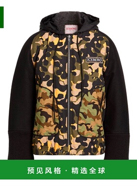 1h可退 香港直邮Iceberg 冰山 男士 夹克 green绿色 舒适时尚