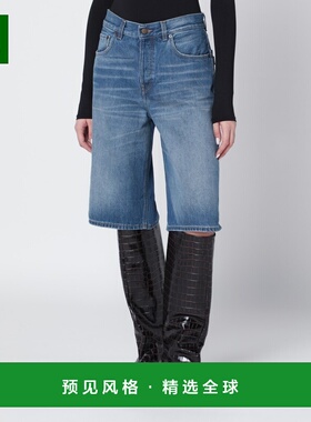 1h可退 香港直邮Haikure 女士 Becky 蓝色百慕大短裤 HEW03350DF1