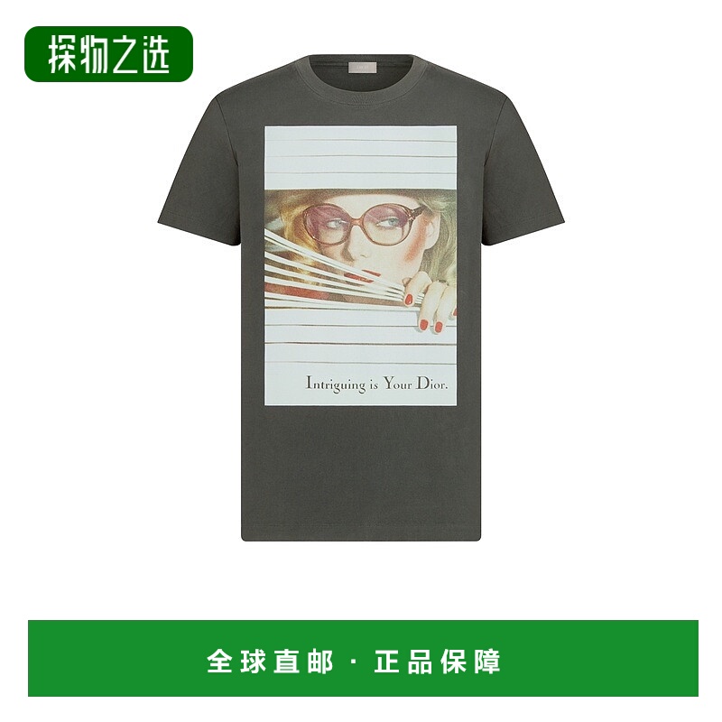 自营欧洲直邮Dior/迪奥 男士Heritage 印花T恤，标准版