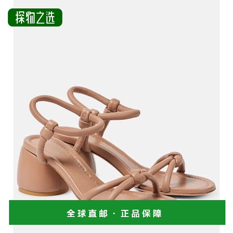 香港直邮Gianvito Rossi 吉安维托·罗西 女士 Cassis 60 皮质凉