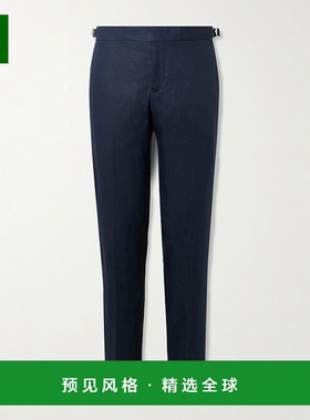 1h可退 香港直邮Orlebar Brown 男士 Griffon 锥形亚麻裤子 28010