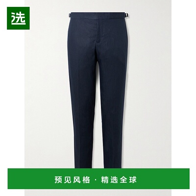 1h可退 香港直邮Orlebar Brown 男士 Griffon 锥形亚麻裤子 28010