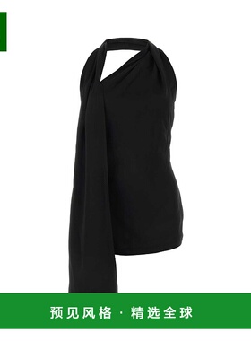 1h可退 香港直邮LOEWE 罗意威 女士 黑色缎面迷你连衣裙 S359Y07X