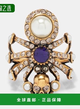 香港直邮mcqueen 亚历山大·麦昆 女士 蜘蛛精饰戒指