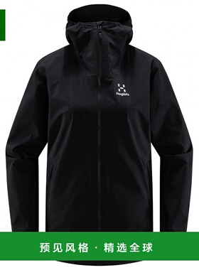 香港直邮haglofs 女士冲锋衣 1023402TRUEBLACK CO 黑色