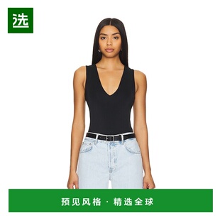 1h可退 香港直邮GOOD AMERICAN 女士 Sculpting 深V领上衣 GB0540