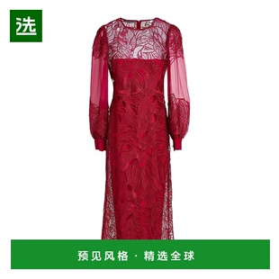 1h可退 香港直邮Alberta Ferretti 女士 中长连衣裙 red红色 舒适