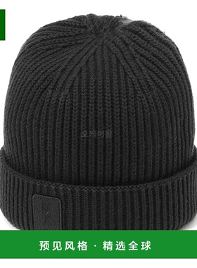 韩国直邮NEIL BARRETT棉羊绒混纺螺栓徽章渔夫帽(NBV7CP335A-V950