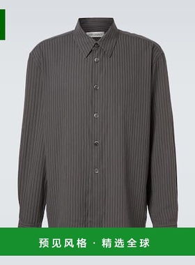 1h可退 香港直邮Our Legacy 男士 Beyond 条纹衬衫 grey灰色 舒适
