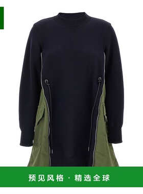 香港直邮Sacai 尼龙斜纹布连衣裙 SCW229