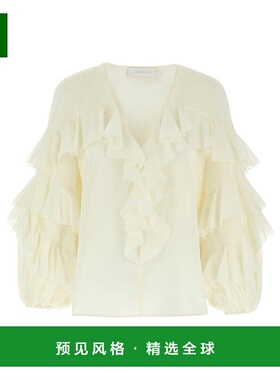 香港直邮ZIMMERMANN 女士 长袖罩衫 2454TRS25 white白色 舒适时