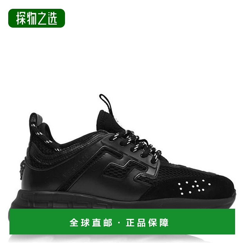 香港直邮versace 范思哲 男童 Reaction 锁链训练鞋童鞋