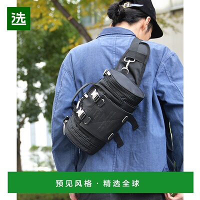 【日本直邮】device 男士 双肩包背包真皮时尚日常通勤百搭简约高