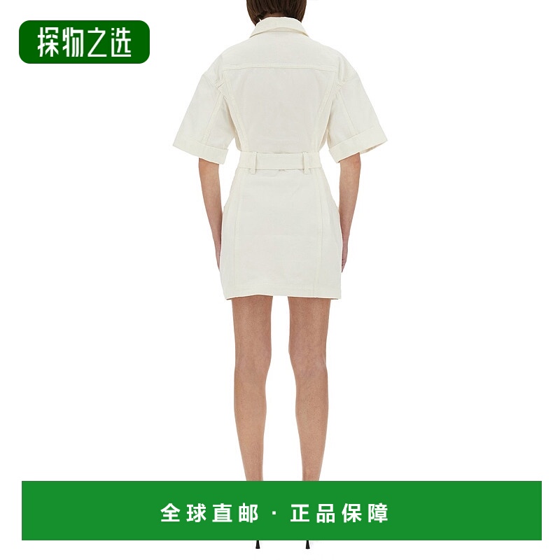 1h可退 香港直邮Balmain 巴尔曼 女士 系带连衣裙 FF1R7415DF78