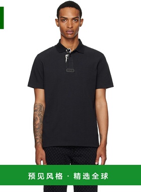 1h可退 香港直邮Versace Jeans 范思哲 男士 黑色 Outline Barocc