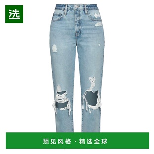 1h可退 香港直邮Frame Denim 女士 牛仔长裤 blue蓝色 舒适时尚