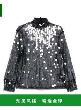 1h可退 香港直邮Semicouture 女士 黑色衬衫 S5WQ20Y690 black黑