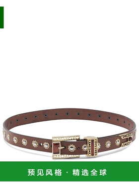 香港直邮GOLDEN GOOSE 女士 棕色皮带腰带皮帶 GWA00779A000774