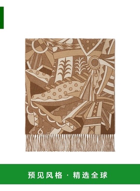 香港直邮Burberry Carousel EKD 博柏利羊绒围巾 81051041